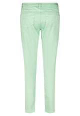 Pantalon slim 7/8 vert