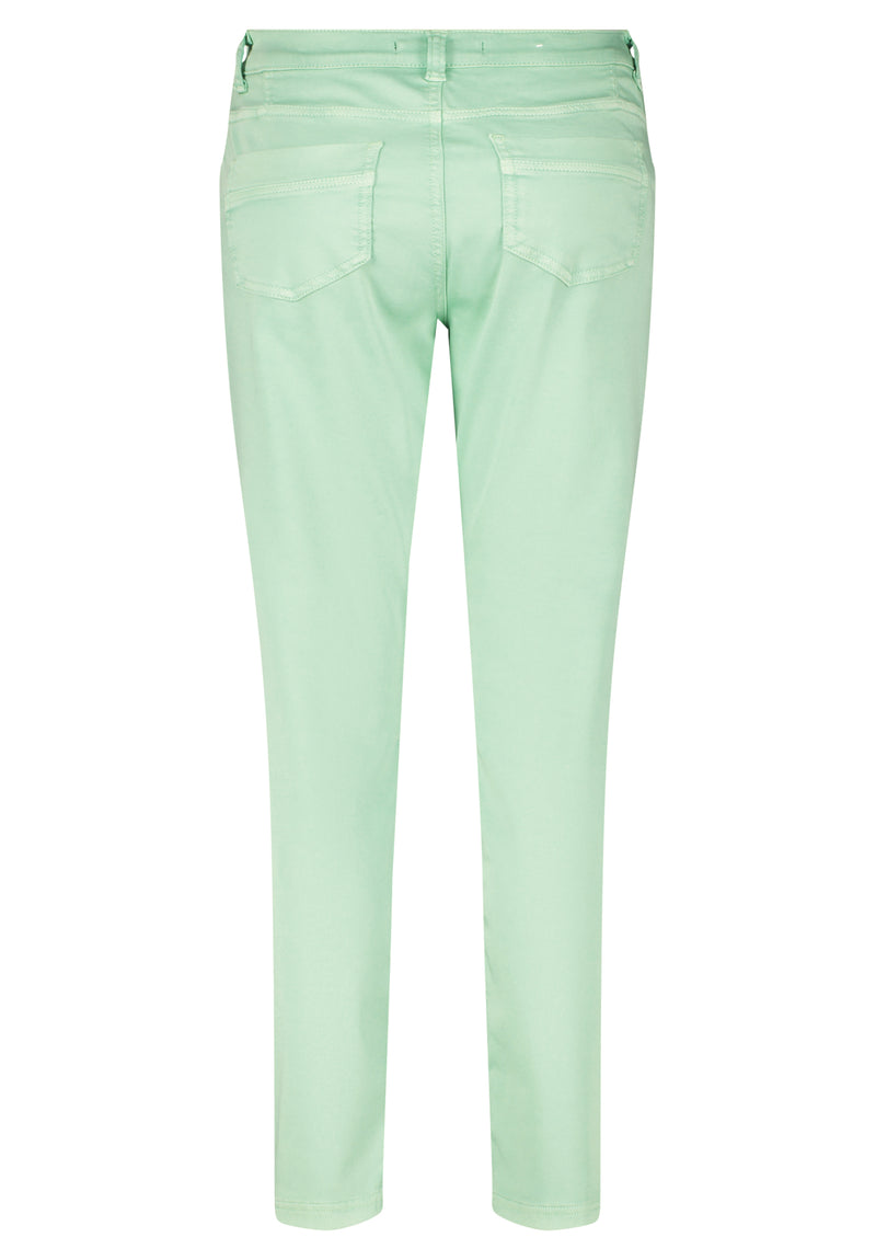 Pantalon slim 7/8 vert