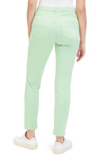 Pantalon slim 7/8 vert