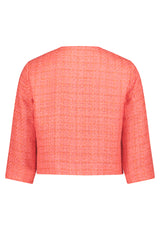 Veste corail courte manches 3/4