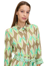 Robe chemisier imprimée