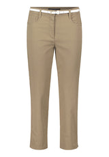 Pantalon coton 7/8  olive