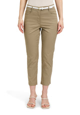Pantalon coton 7/8  olive