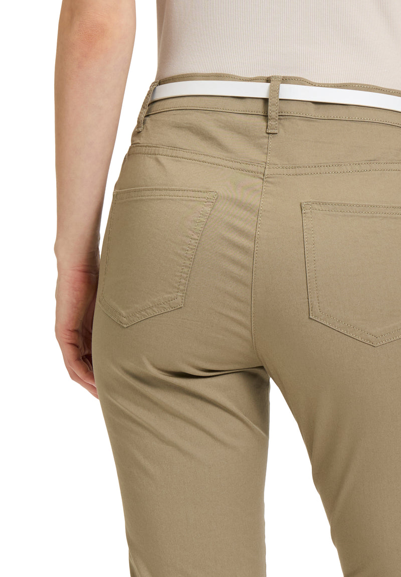 Pantalon coton 7/8  olive