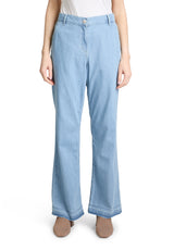 Pantalon large jean souple