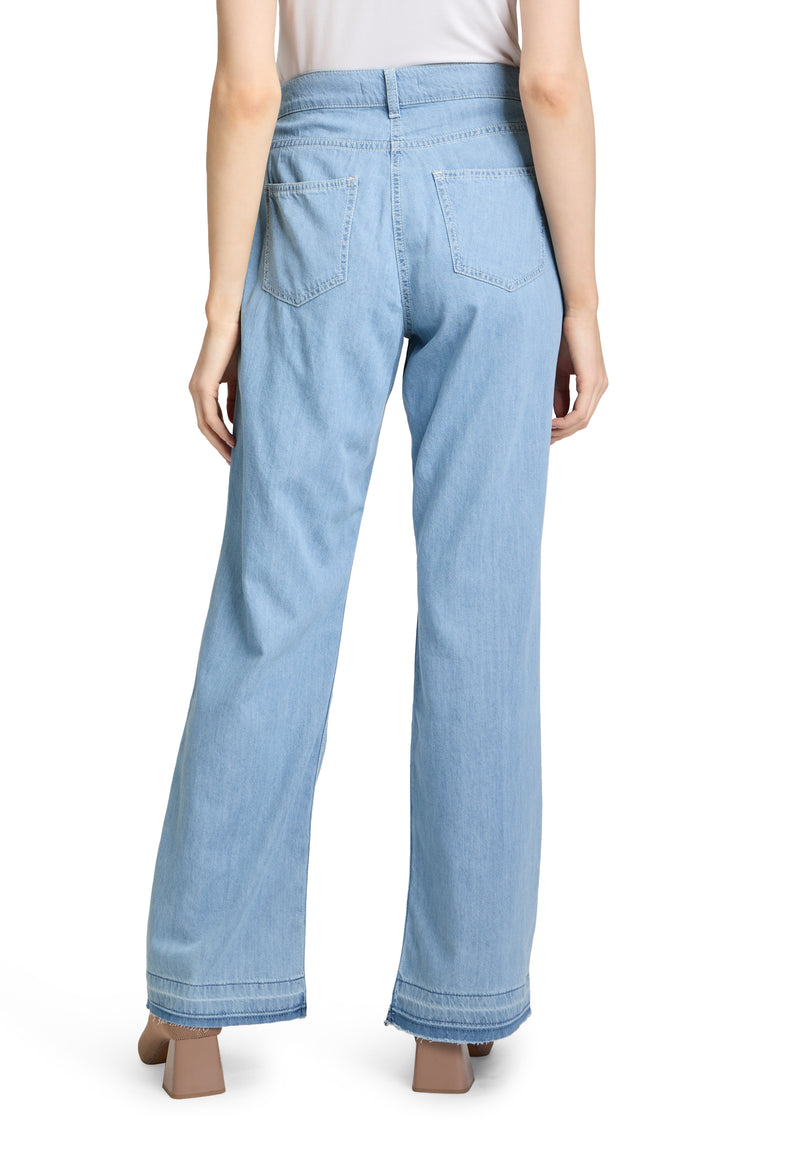 Pantalon large jean souple