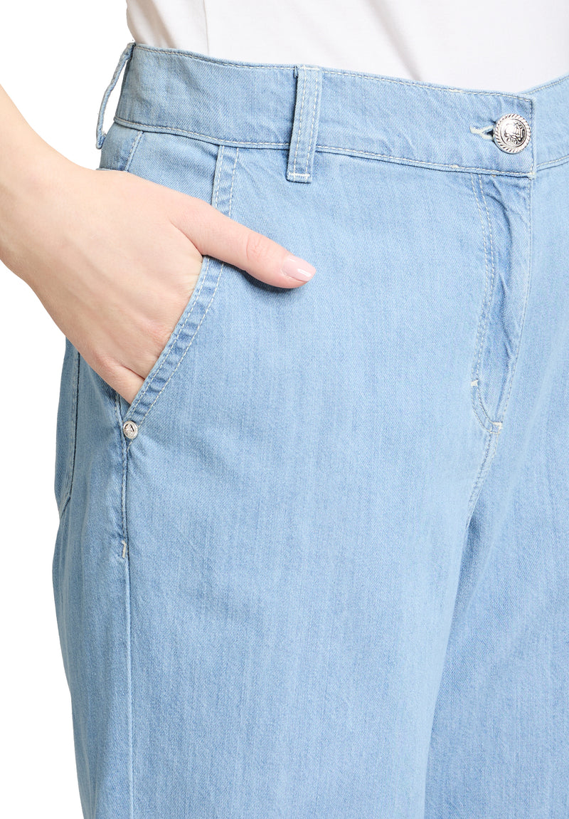 Pantalon large jean souple