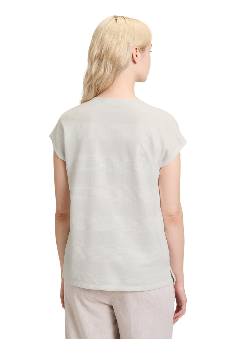 Blouse écrue col V