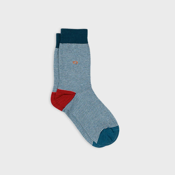Chaussettes coton rayées Grenouillière