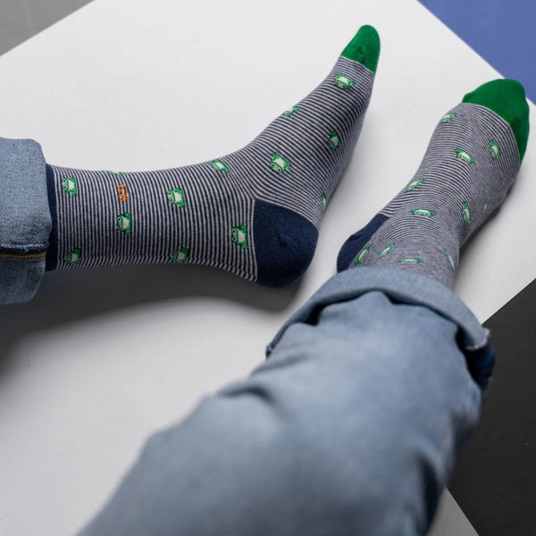 Chaussettes coton à motifs Grenouille