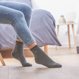 Chaussettes pailletées coton noir