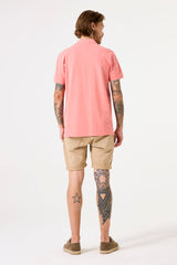 Polo rose saumon
