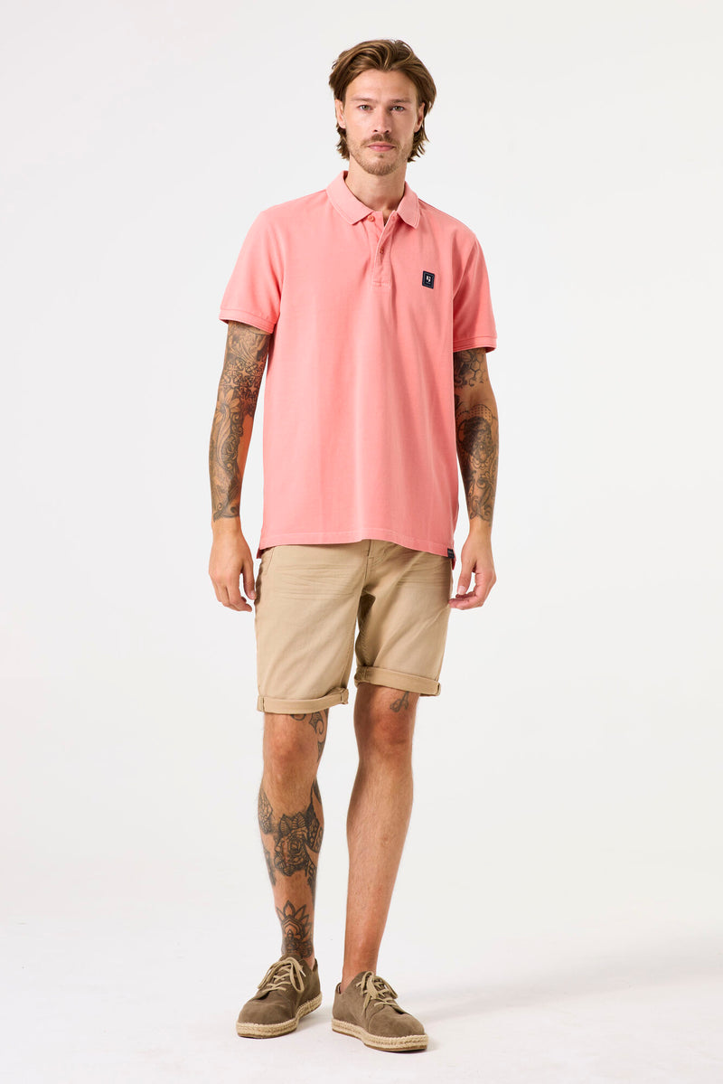 Polo rose saumon