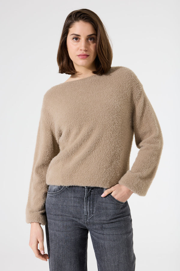 Pull taupe