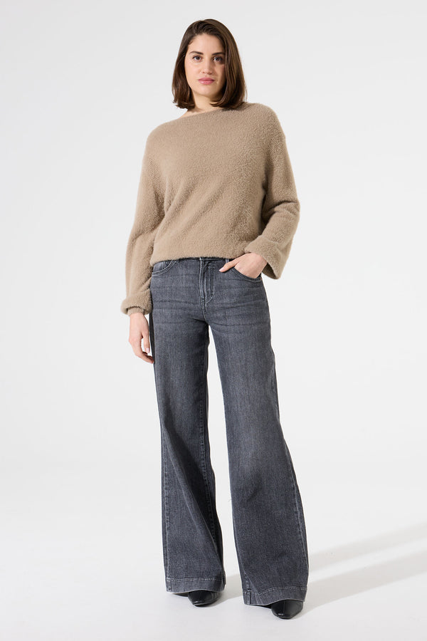 Pull taupe