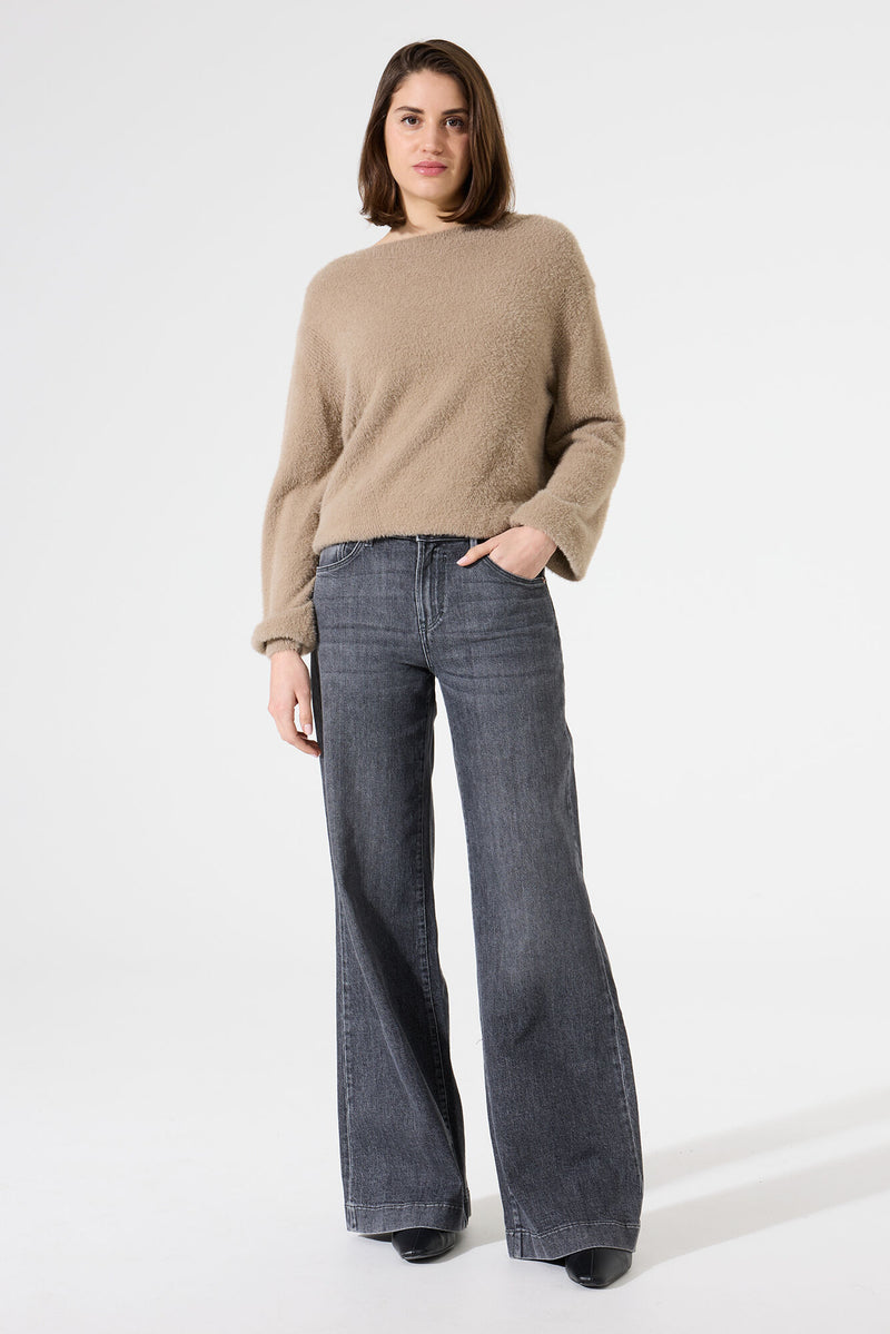 Pull taupe