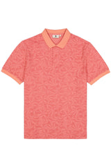 Polo rose imprimé