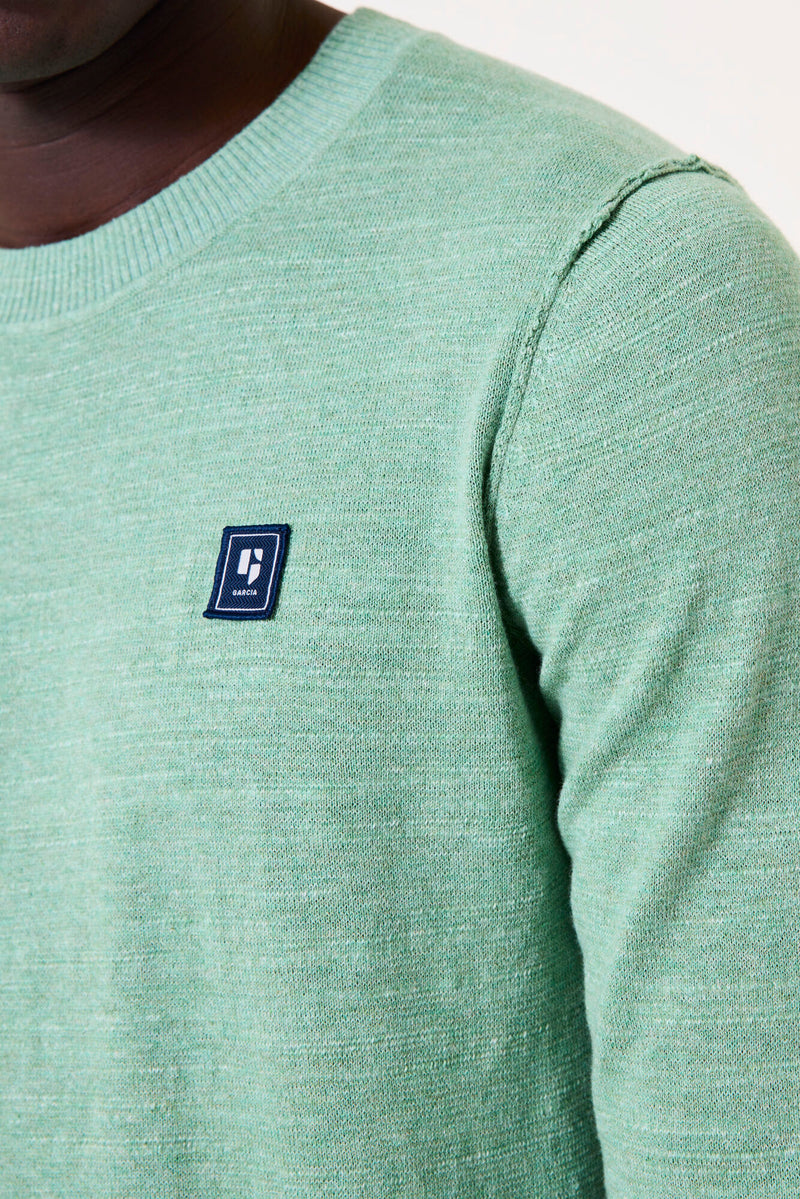 Pull vert menthe