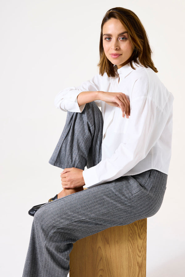 Pantalon à motifs