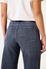 Jean Célia Wide gris délavé L30