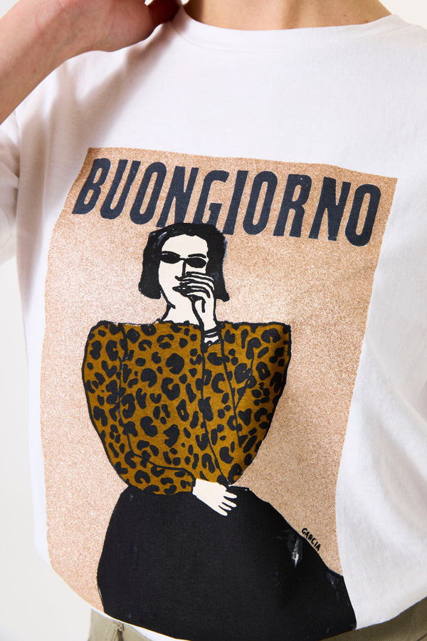 Tee shirt blanc cassé