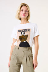 Tee shirt blanc cassé
