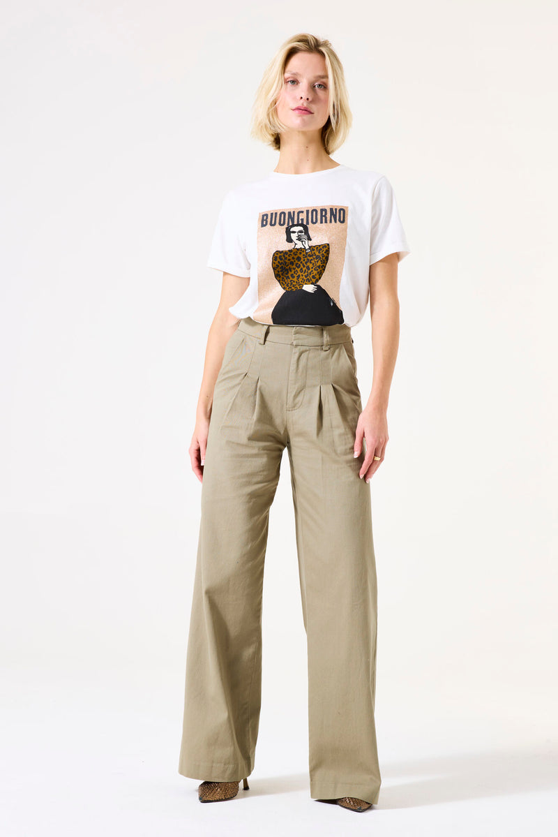 Tee shirt blanc cassé