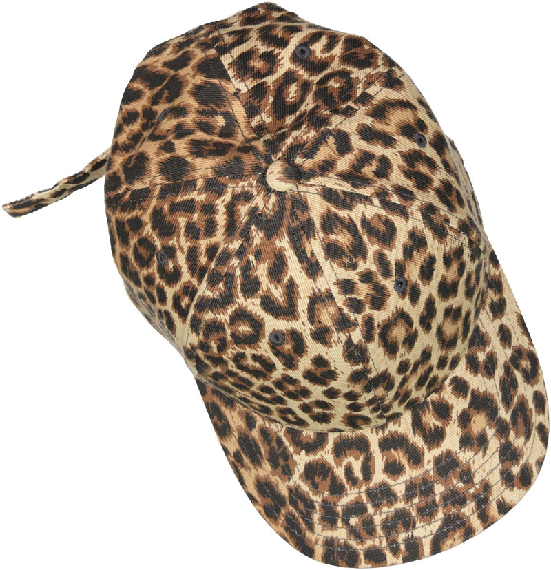 Casquette imprimée léopard