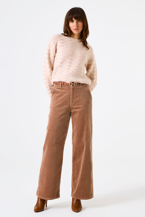 Pantalon en velours côtelé