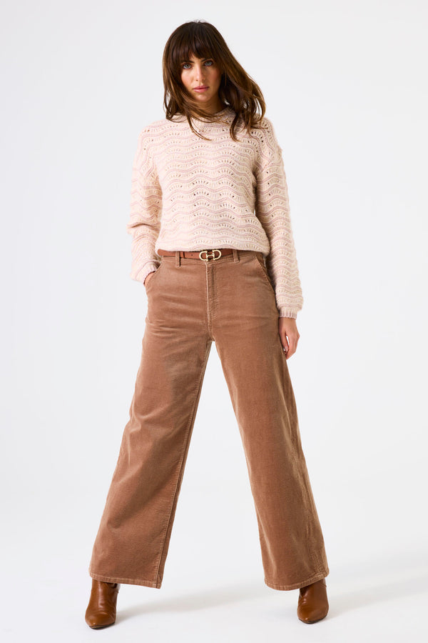 Pantalon en velours côtelé