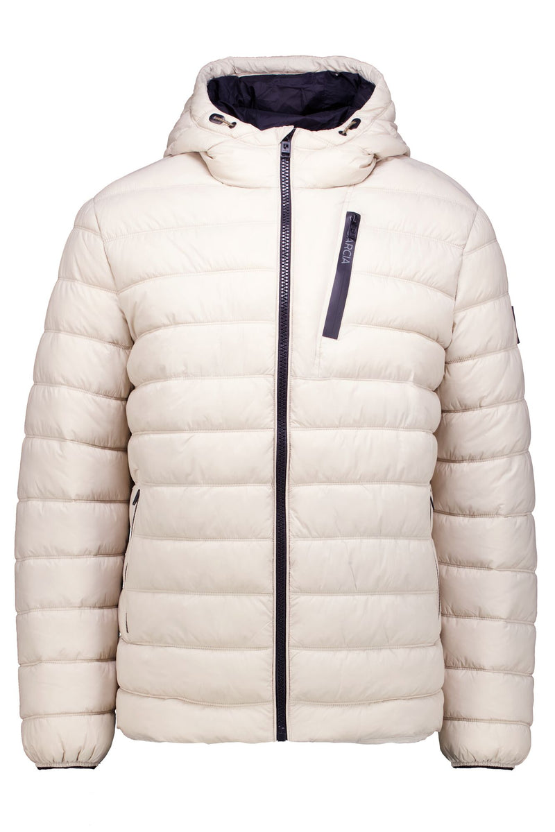 Doudoune blanc cassé