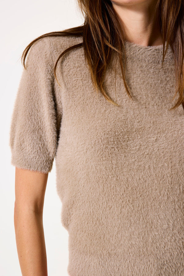 Pull taupe