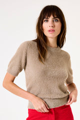 Pull taupe