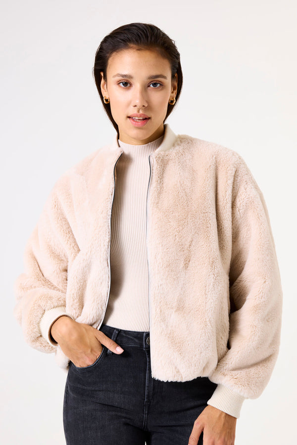 Veste aviateur réversible