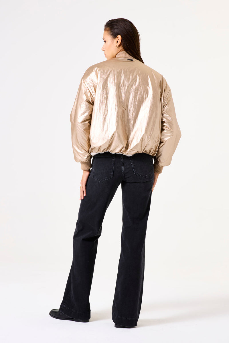 Veste aviateur réversible