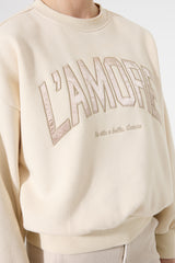 Sweat blanc cassé