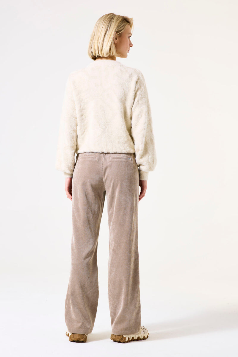 Pull blanc cassé