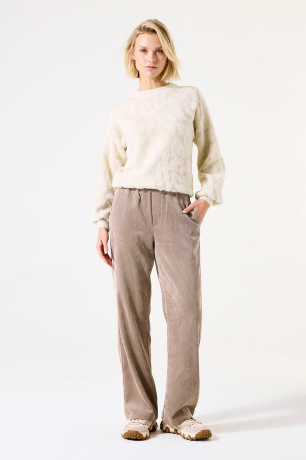 Pull blanc cassé