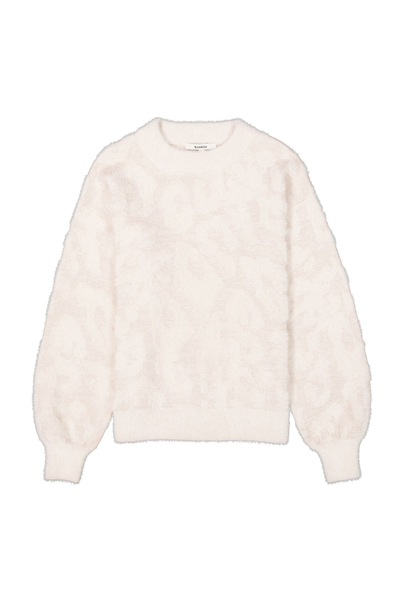 Pull blanc cassé