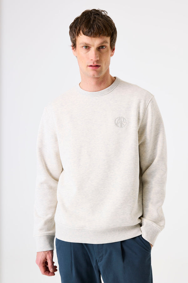 Sweat blanc cassé