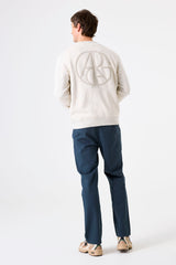 Sweat blanc cassé