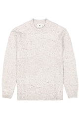 Pull beige moucheté