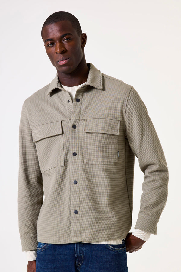 Surchemise vert olive