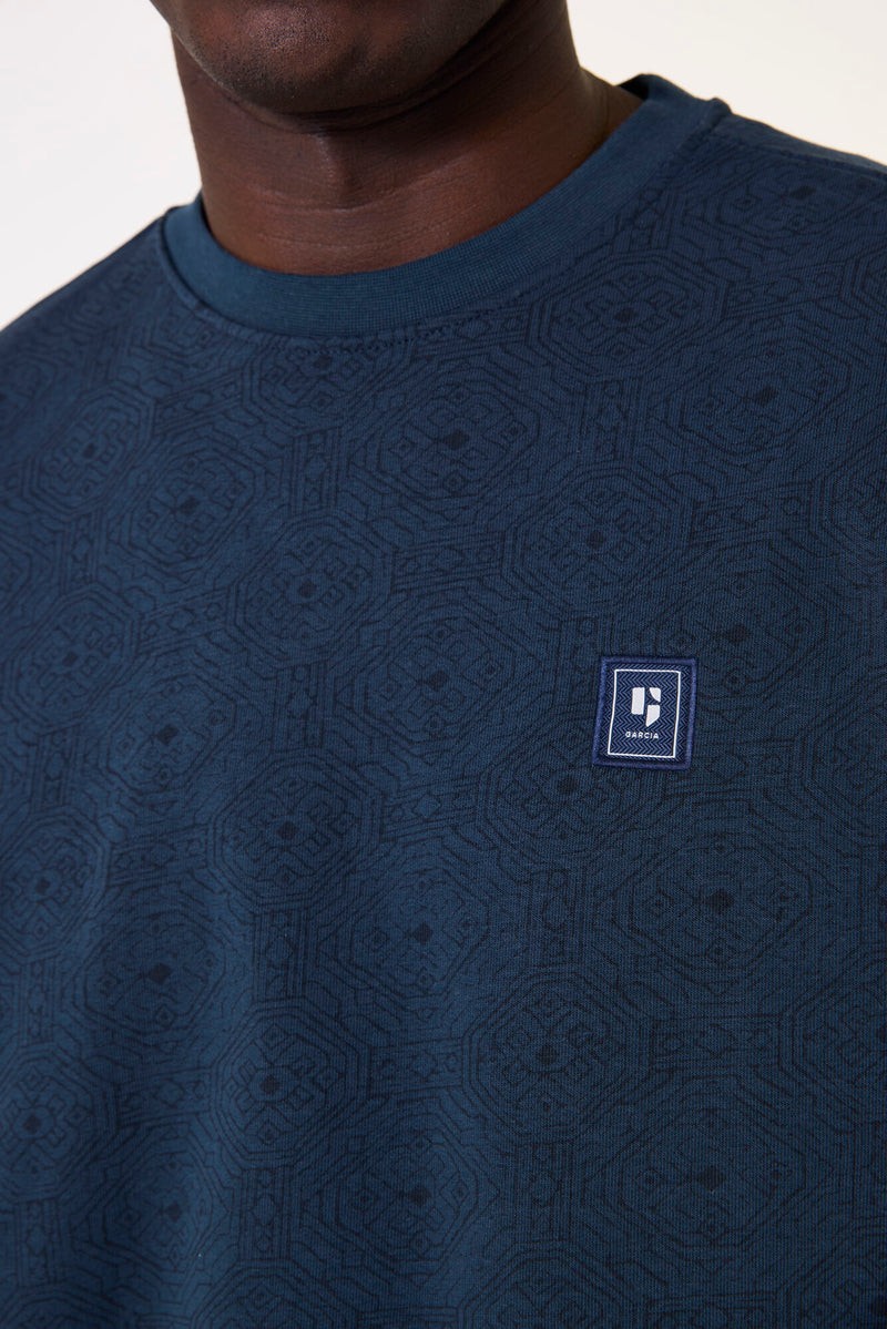 Sweat bleu foncé