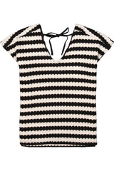 Top rayé