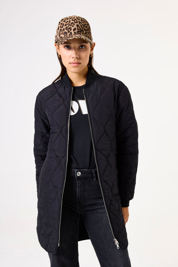 Veste matelassée noire