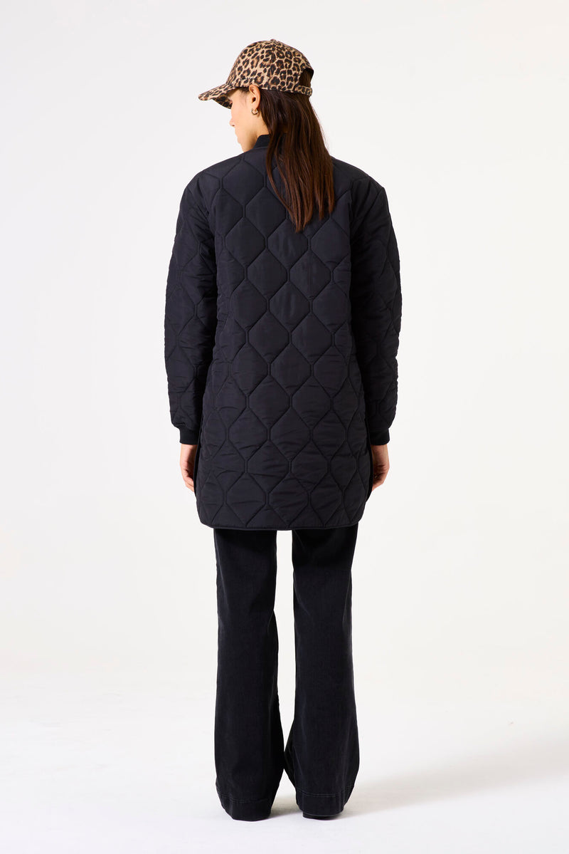 Veste matelassée noire