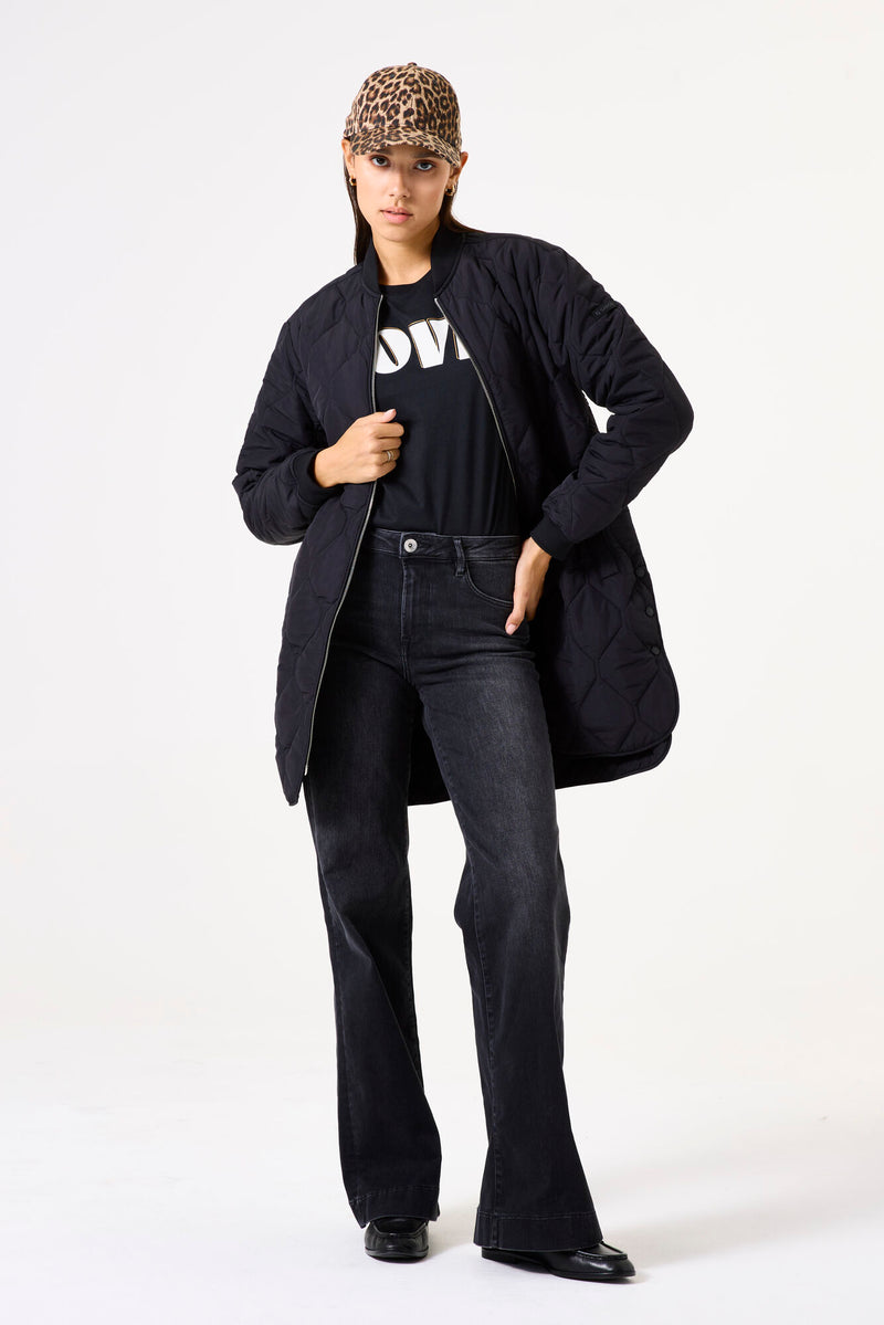 Veste matelassée noire