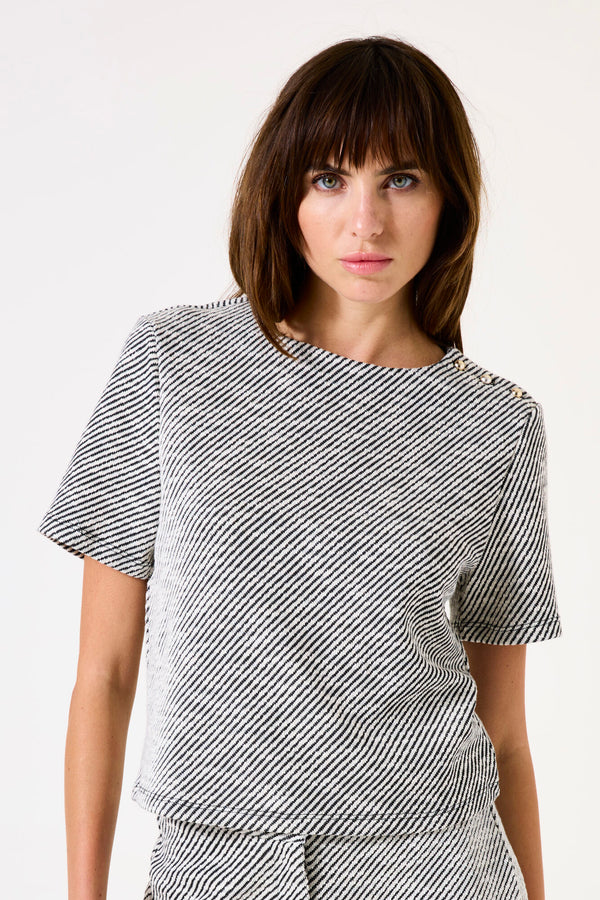 Top à motifs
