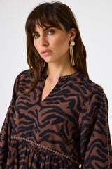 Robe avec imprimé